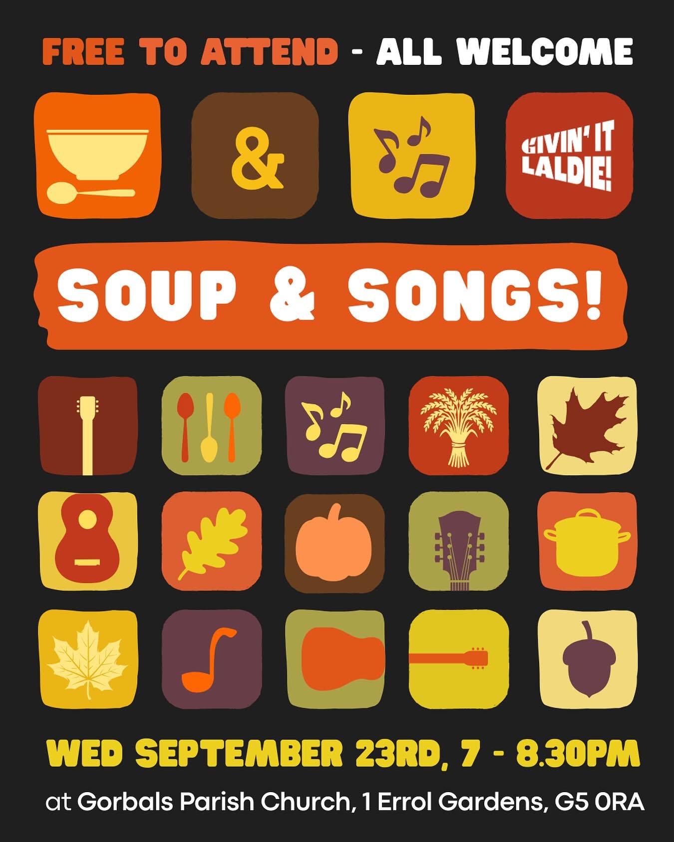 Givin it Laldie - Soup and Songs — Blackfriars Primary Parent Council